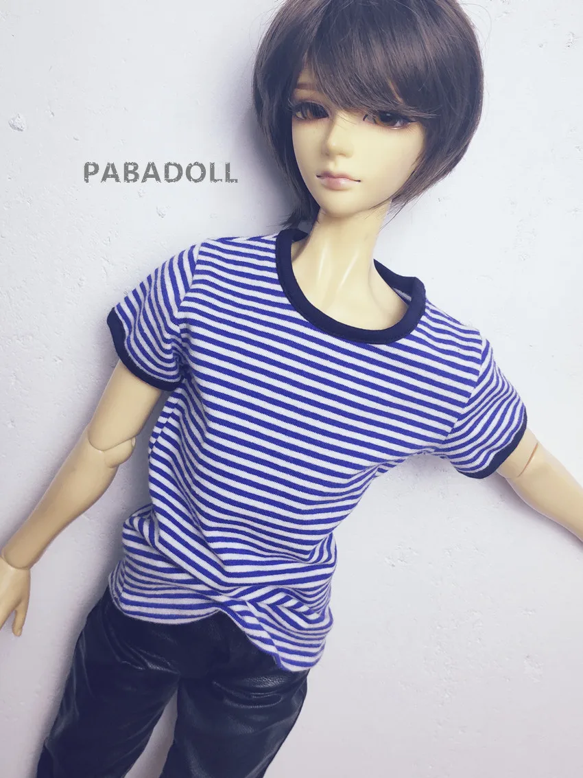 Loose Stripe T-shirt for BJD Doll 1/6 YOSD 1/4 MSD 1/3 SD17 Uncle clothes CMB206 | Игрушки и хобби