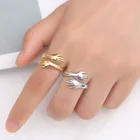 Популярные регулируемые бриллиантовые модные ювелирные изделия с открытой петлей, антикварные кольца, руки в форме обнимания, подарок для женщин