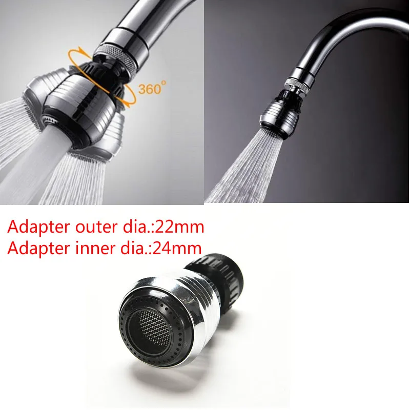 

360 Rotate Swivel Faucet Nozzle Torneira Water Filter Adapter Water Purifier Saving Tap Aerator Diffuser Kitchen Accessories