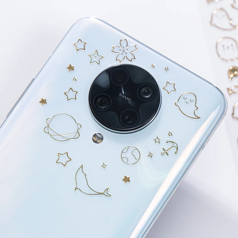 Корейская прозрачная бронзового цвета цвета: золотистый Серебристый Бабочка