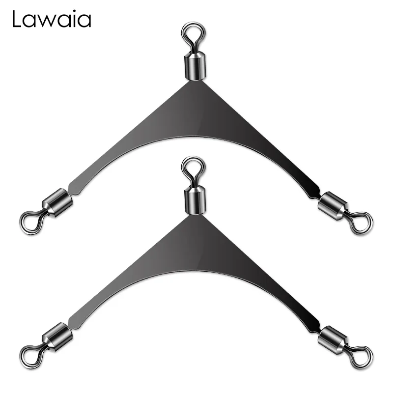 

Lawaia American Flat Chain Split Ring Splitter 10 Pieces Of Stainless Steel Strand Metal Double Hook Connector Fishing Gadgets