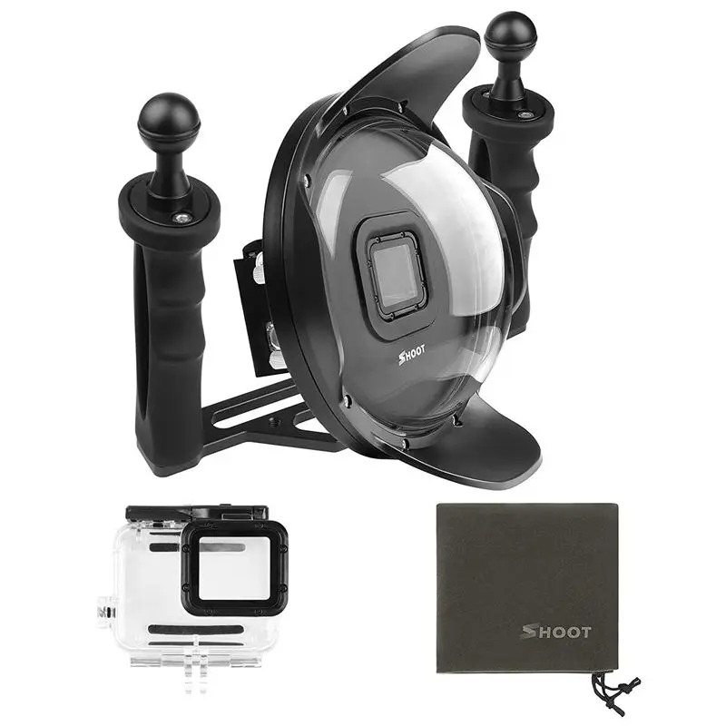 Модернизированная версия 5 0 стабилизатор лоток купол порт для GoPro Hero 5/6/HERO Черная