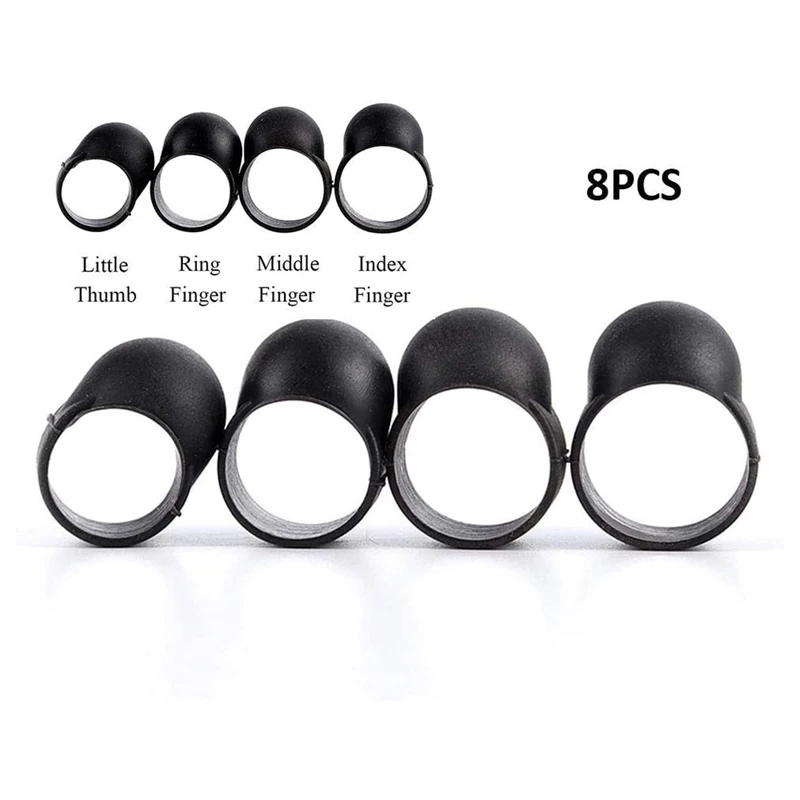 Steel Tongue Drum Finger Covers Silicone Knocking Sleeves Handpan Mallet for Beginners (8 Pcs) | Игрушки и хобби