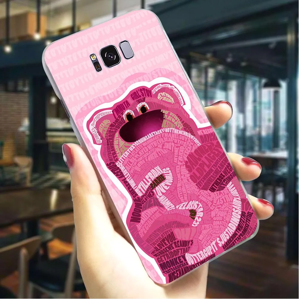 Жесткий чехол для телефона с мультяшным принтом Squishy Lotso Galaxy A6 Plus A3/A5 A8 Plus/A7 A9 2018 A10