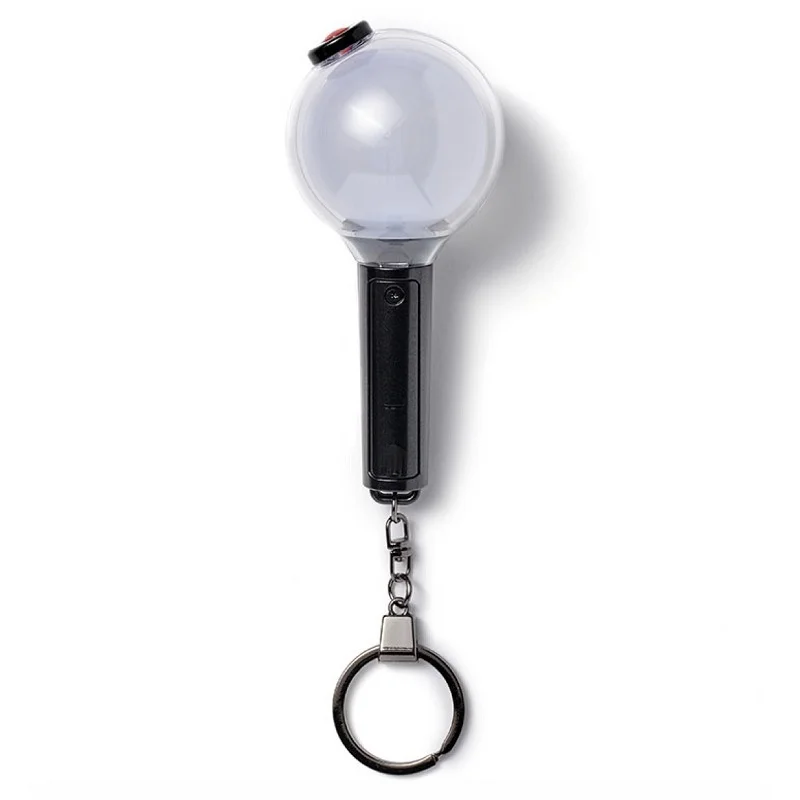 

Kpop Bangtan boys Ver4 Special Edition mini lightstick keychain concert Armybomb Light stick key chain Glow lamp Pendant K-pop