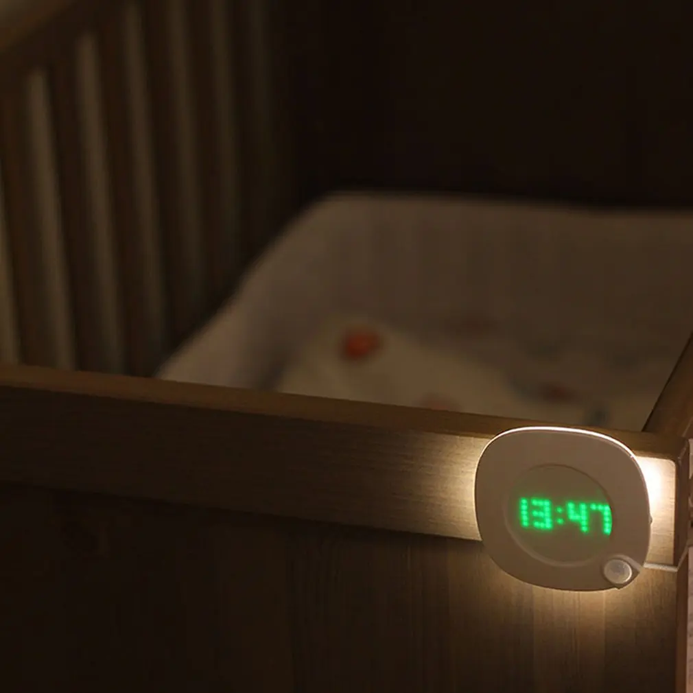 Time Human Body Induction Lamp Smart Rotating Dimming Led Night Light Usb Charging Cabinet | Лампы и освещение