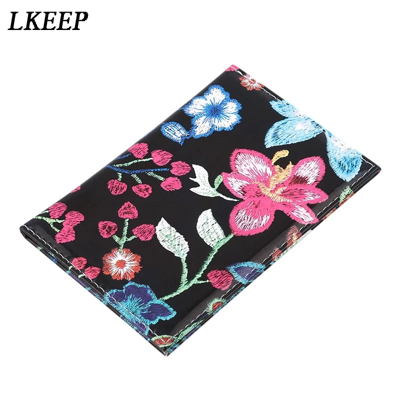 Модный винтажный Вышитый Чехол для паспорта Обложка переносные