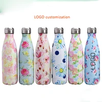 creative girly style logo customized vacuum flask high efficiency vacuum stainless steel vacuum flask outdoor sports cup