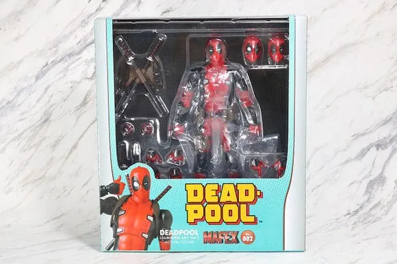 Mafex 082 Marvel X-Men Deadpool Action Figure Comic Version Collectable Model Toy Doll Gift images - 6