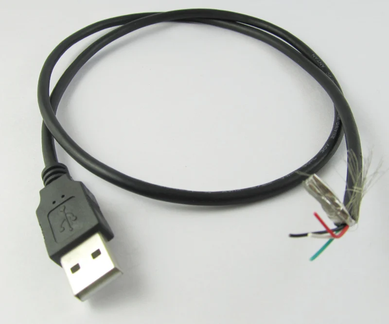 1 шт. кабель питания 4 провода 70 см USB 2 0|Кабели для мобильных телефонов| |