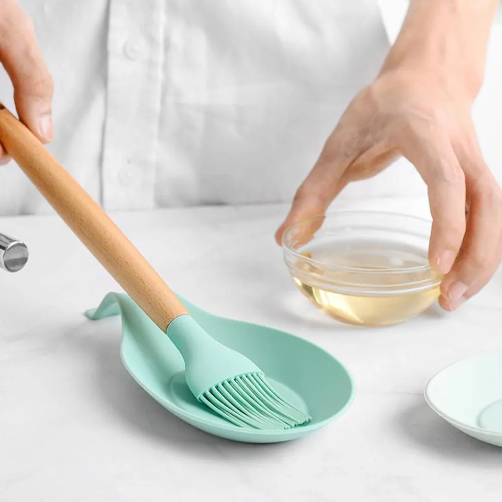 Кухонные аксессуары кухонная утварь пищевой силикон коврик для ложки