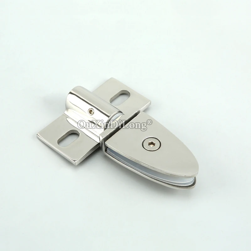Абсолютно новые 2 шт. 304 нержавеющая сталь безрамные стеклянные дверные зажимы