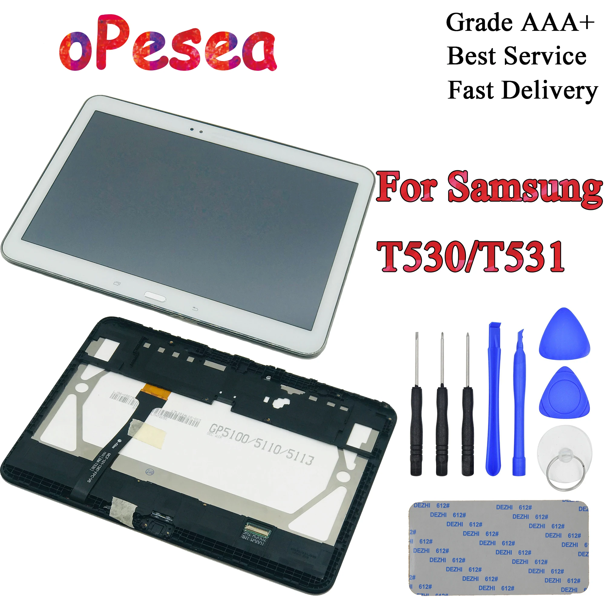 планшет 10 дюймов для Samsung Galaxy SM T530 T535 ЖК GT P5100 P5200 P5110 планшеты жк дисплей дигитайзер