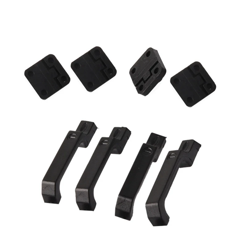 

Metal Tailgate Door Hinge Engine Cover Hinges with for TRX4 Black Door Handle