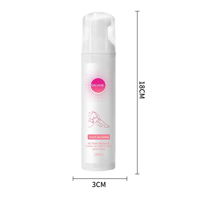 

100ml Summer Painless Hair Removal Foam Cream Mousse Spray Body Hair Remover No Pain Irritation Convenient Not Harm Bikini Spray