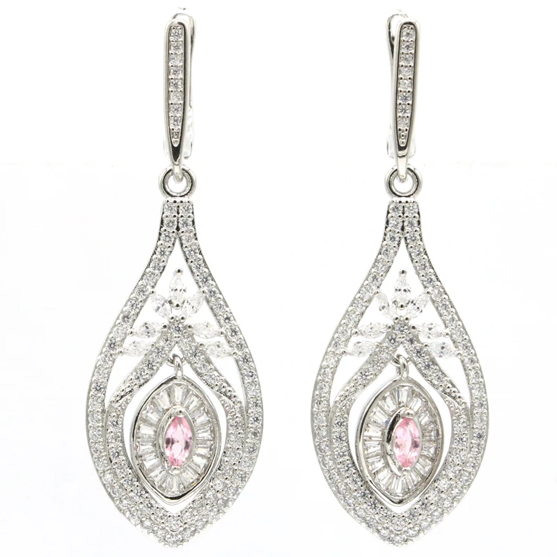 51x17 мм в богемном стиле с длинным Париж голубой топаз морганитом CZ сестра