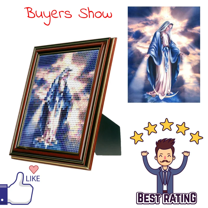 Картина из страз 5D &quotсделай сам&quot религиозный узор для рукоделия алмазная