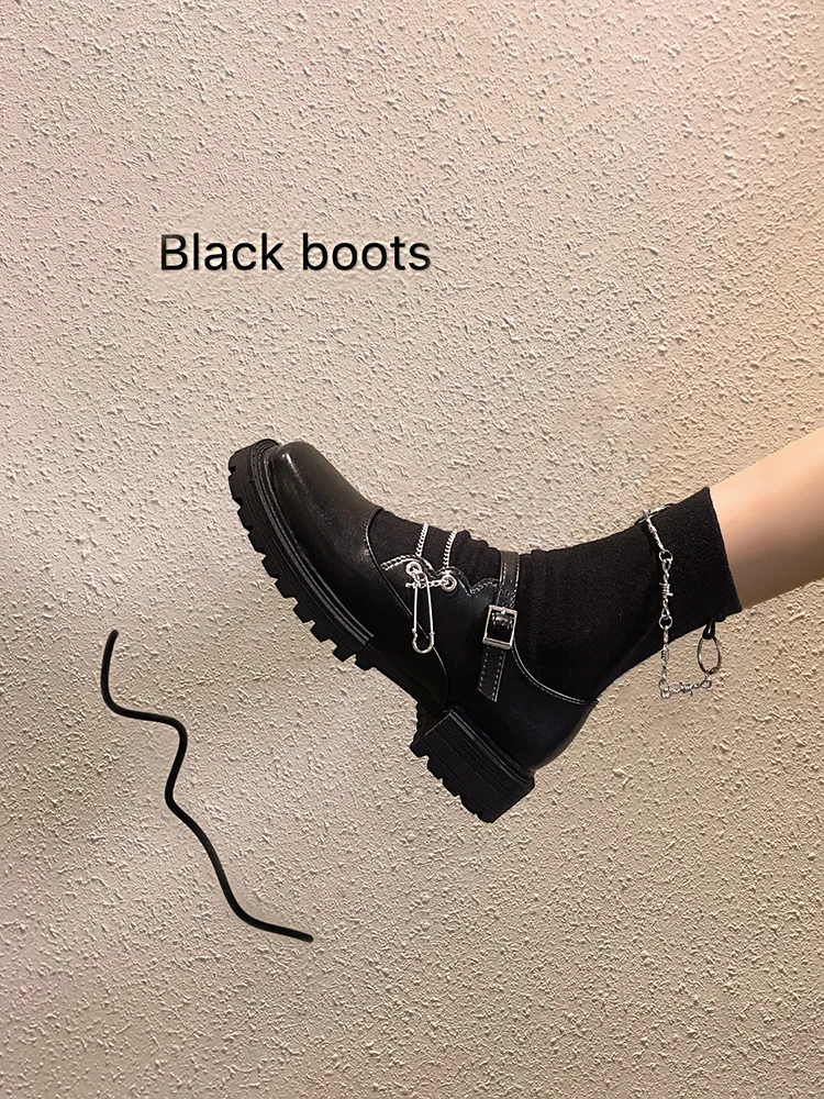 

Women's shoes leather shoes 2020 new autumn shallow mouth retro thick heel non-slip fashion casual shoes