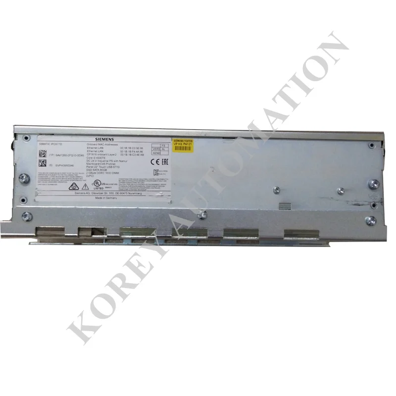 

In Stock Siemens Industrial Touch Panel 6AV7260-2FQ10-0DX6 SIMATIC IPC 677D