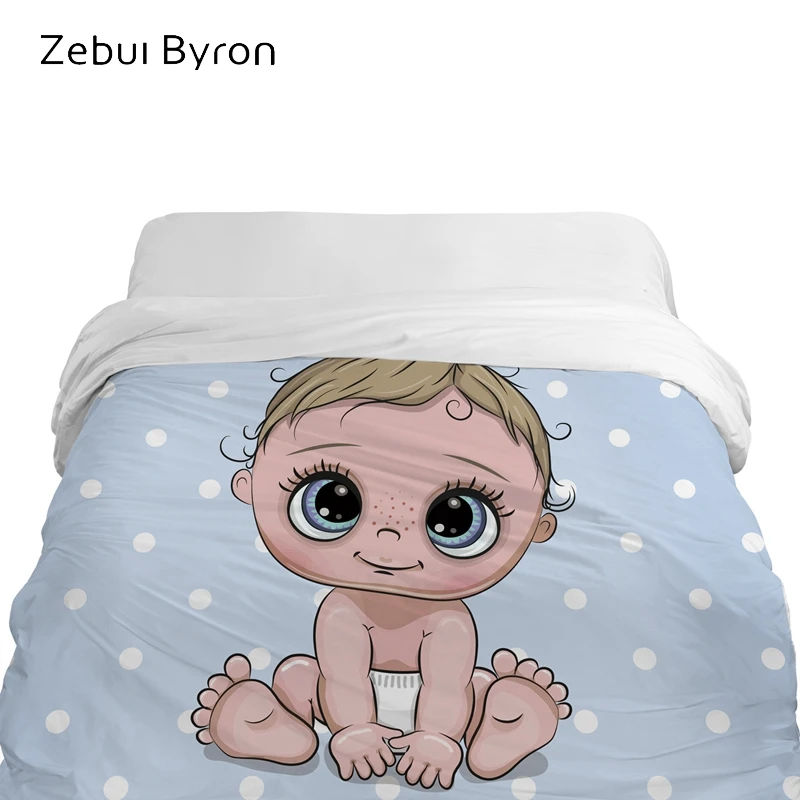3D мультяшный пододеяльник одеяло/покрывало для детей/малышей/детей 90/150/135