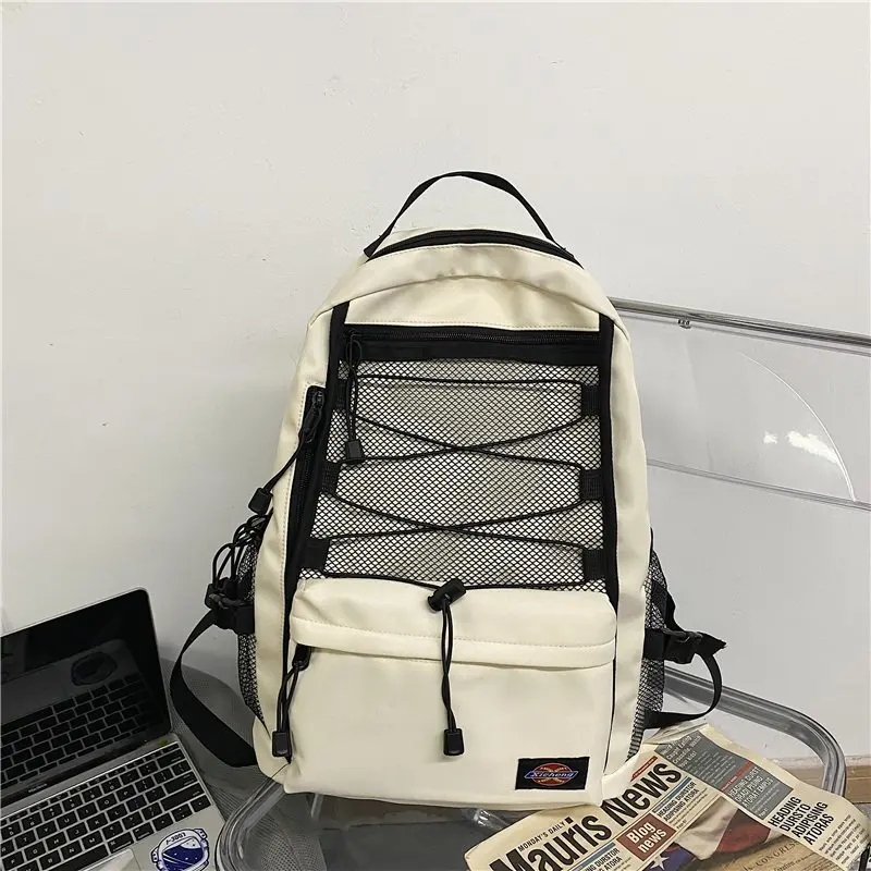 

Mesh outdoor hiking backpack 2021 new luxury design adjustable shoulder strap spring outing hunting and fishing storage bag