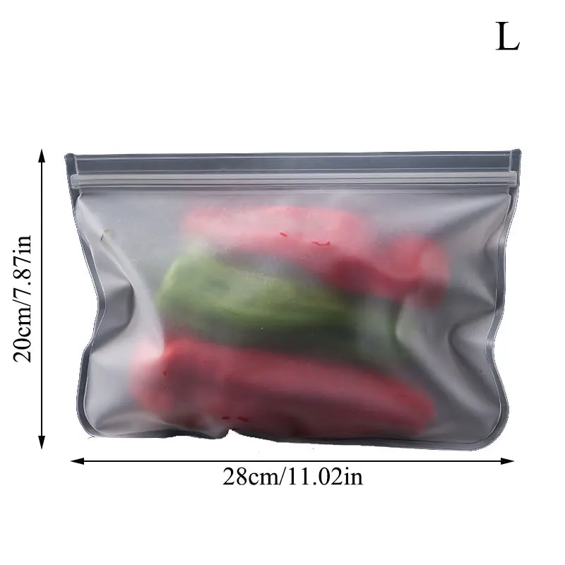 

Silicone Food Storage Containers Leakproof Containers Reusable Stand Up Zip Shut Bag Cup Fresh Bag Food Storage Bag