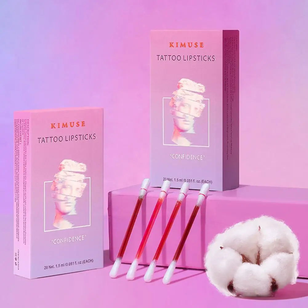 

Водостойкая губная помада с татуировкой, стойкий блеск для губ, длинный искусственный блеск для губ, макияж, стойкий блеск для губ 2021 D5R1