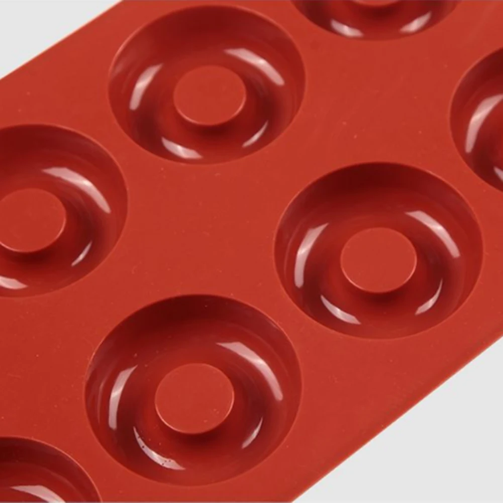 

DIY Silicone Donut Mold Kitchen Baking Pan Non-Stick Pastry Chocolate Mousse Cake Dessert Decoration Tools Bagels Muffins Mould