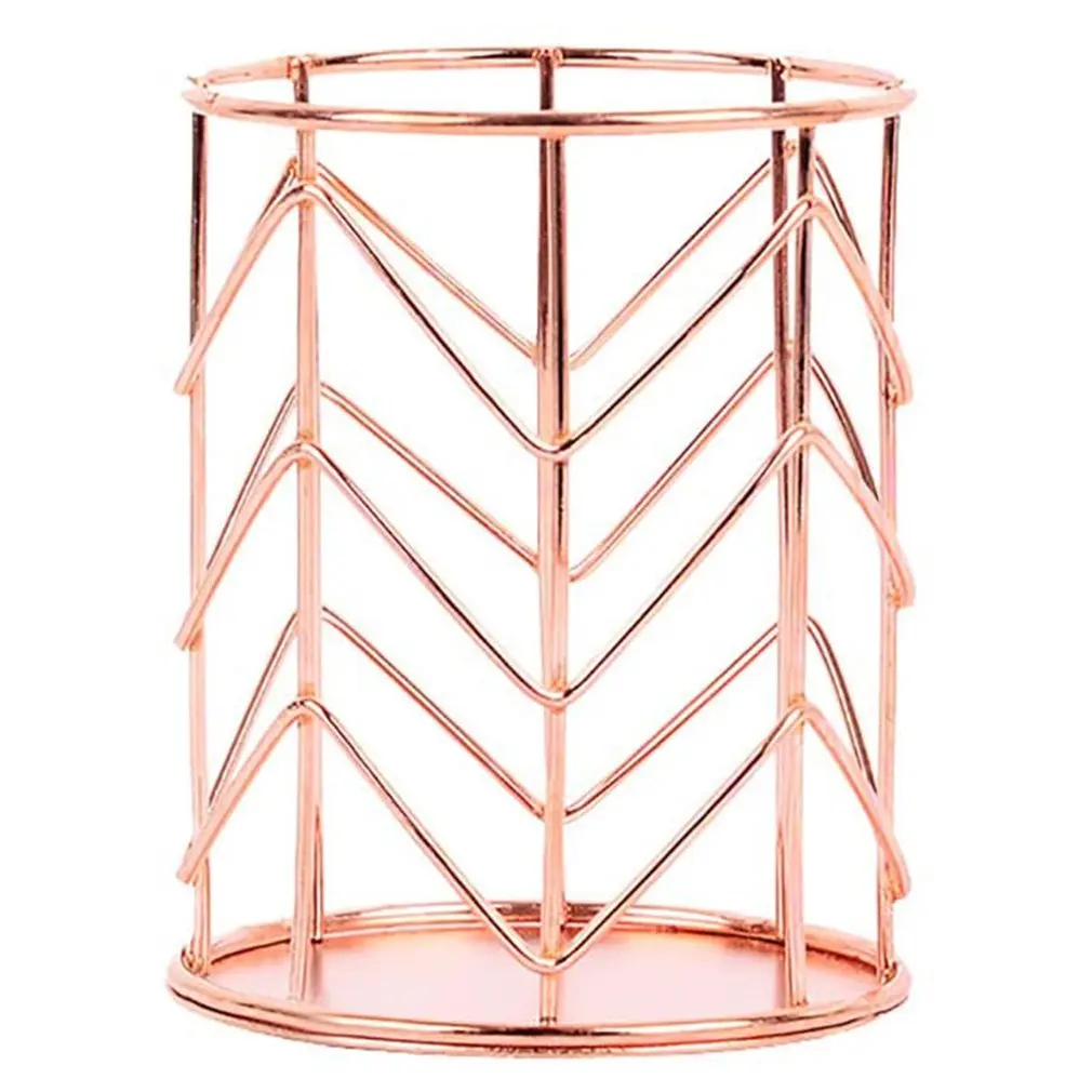 Большой Ёмкость офисная подставка для ручек хранения коробка Nordic Стиль кованого