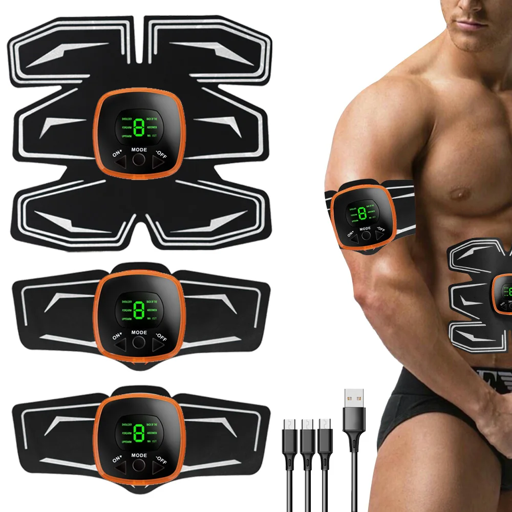 Abdominal Muscle Helper Exercise Equipment Body Slimming Fat Burning Exercises Building Electric Muscles Training | Спорт и