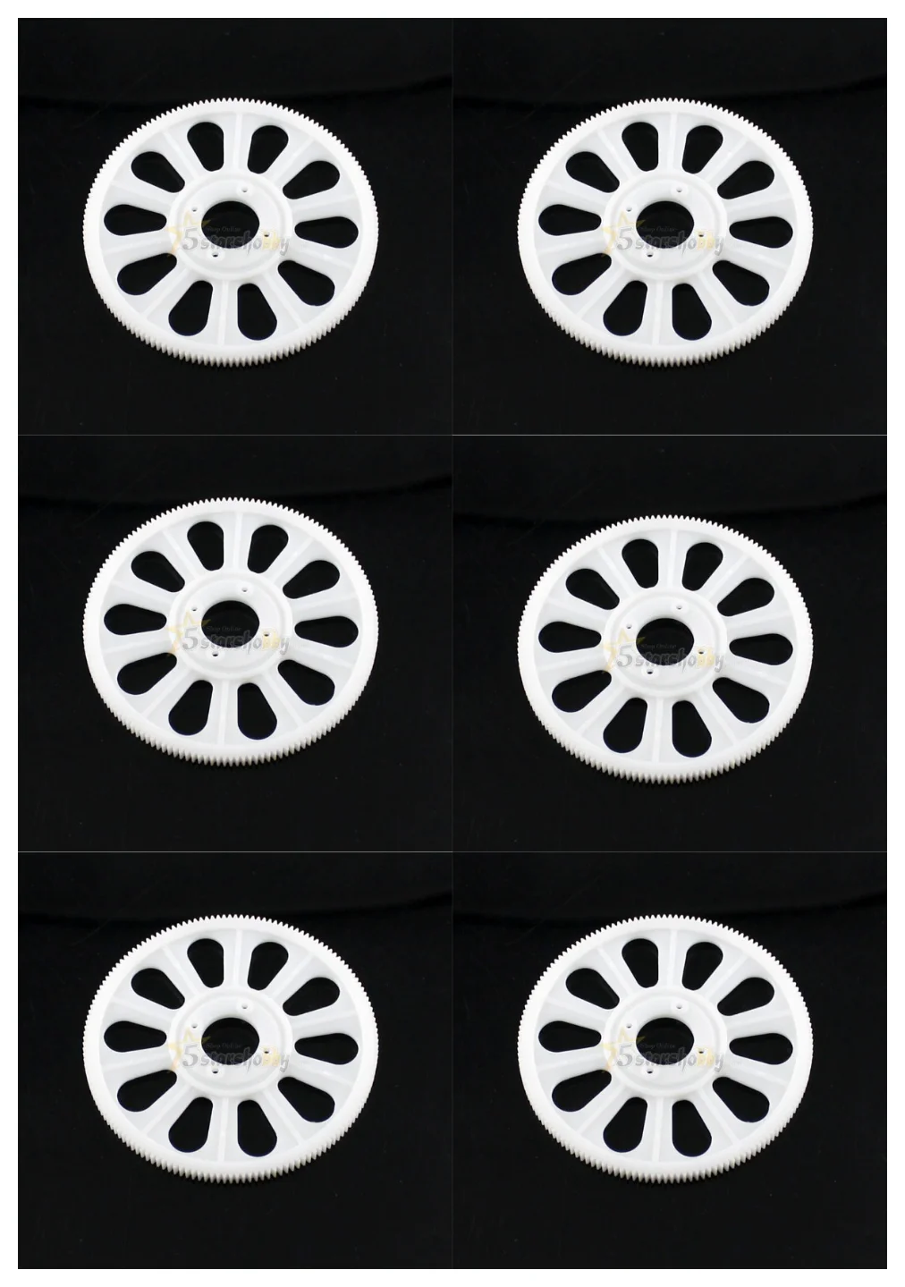 

6Pcs Phenix 150T Main Drive Gear for Align trex 450 V2 V3 PRO DFC Helicopter