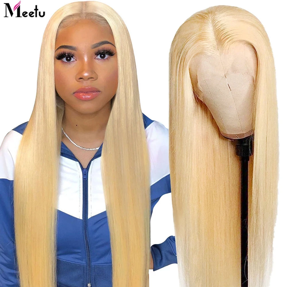 

HD Lace Frontal Wig 613 Lace Front Wig 13x6 Transparent Lace Front Wig 30 inch Blonde Straight Human Hair Wigs For Women