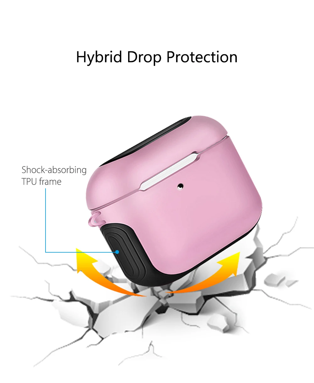 Keajor чехол для Airpods Pro Чехол для наушников беспроводной защитный жесткий чехол для Air Pods Pro Чехол Силиконовый+ PC Bluetooth наушники