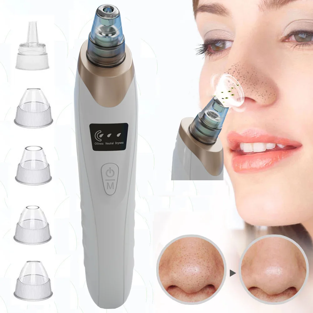 

Electric Cleaner Blackhead Remover Pore Cleaner Beauty Instrument Vacuum Tool Facial Cleaning Face Skin Care Machine Household