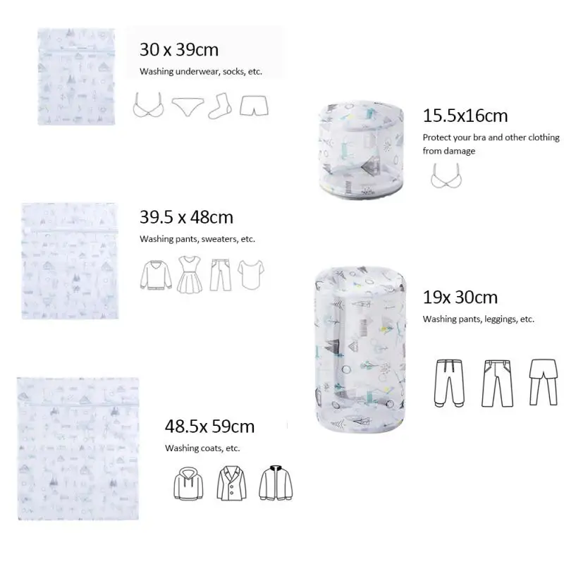 Одежда для стирки белья карман на молнии грязные мешки стиральной машины Чистка