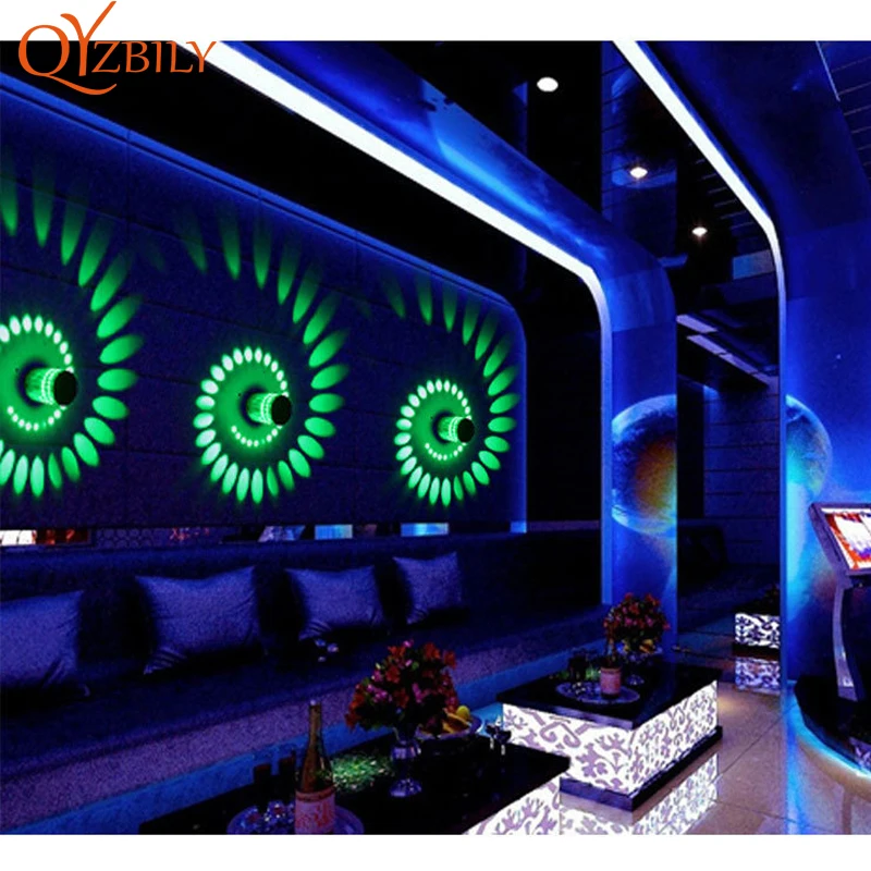 Потолочный светильник современный светодиодный RGB 7 цветов настенное бра с