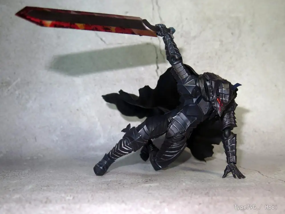 17 см игры Берсерк Beruseruku Figma 359 черный меч ПВХ Фигурки игрушки Аниме игрушечные лошадки для детей Рождественский подарок