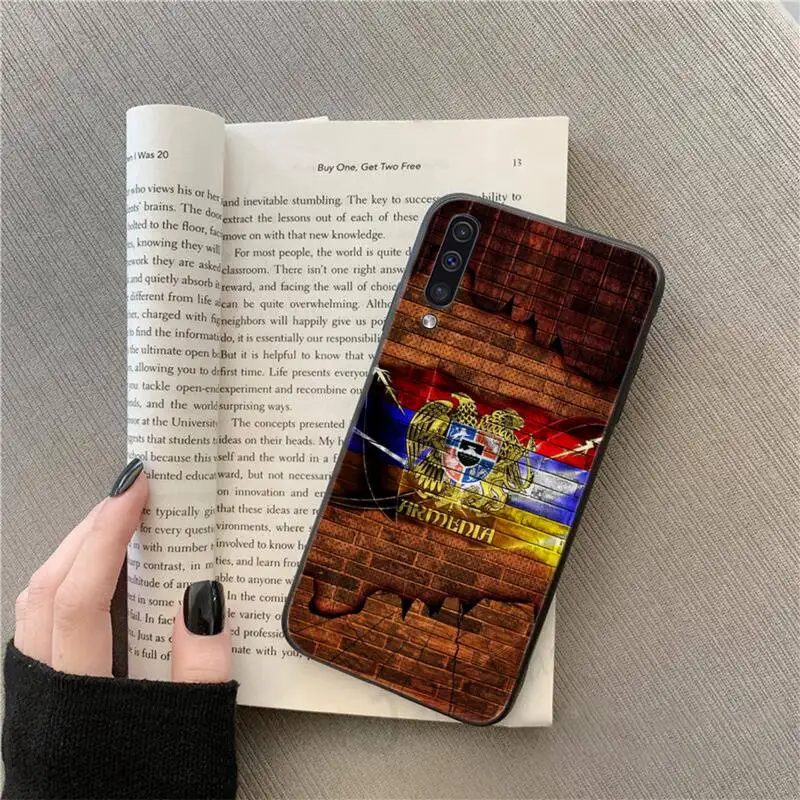 

ARMENIA flag design aesthetic Phone Case For Samsung galaxy S 9 10 20 A 10 21 30 31 40 50 51 71 s note 20 j 4 2018 plus