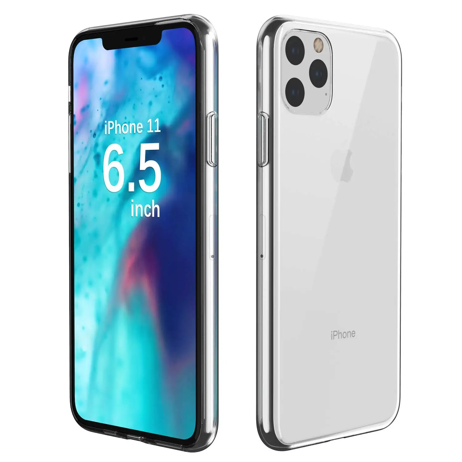 Чехол для Apple iPhone 11 Pro MAX 6 1 &quot тонкий прозрачный мягкий чехол из ТПУ с поддержкой