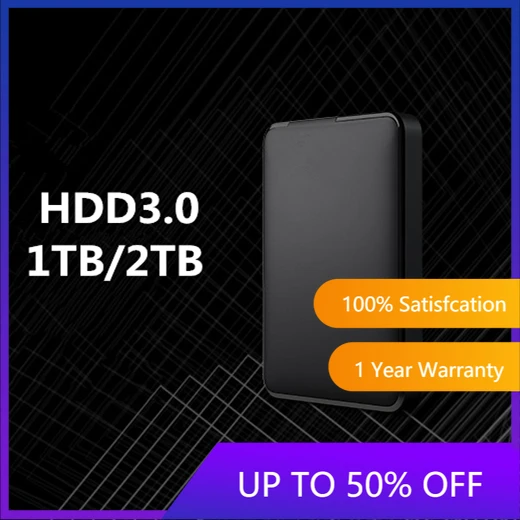 Портативный внешний жесткий диск USB 3 0 1 ТБ 2 HDD HD для ноутбука/Mac|Внешние жесткие