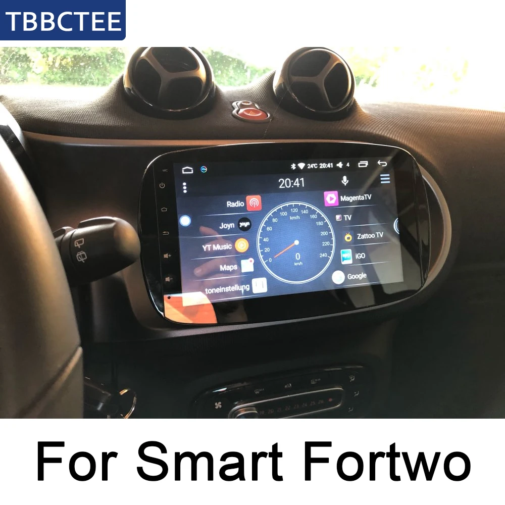 Автомобильный GPS навигатор Android для Smart Fortwo 2015 ~ 2018 NTG мультимедийный плеер