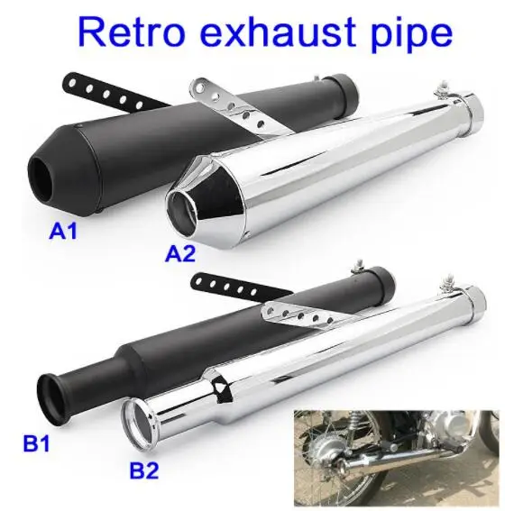 Мотоциклетный выхлопной глушитель в стиле ретро модифицированный 38 51 мм
