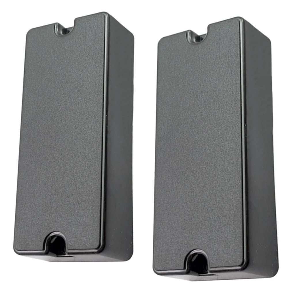 

2Pcs Sealed Pickup Cover Humbucker w/ 2 Screw Holes for Electric Bass Parts