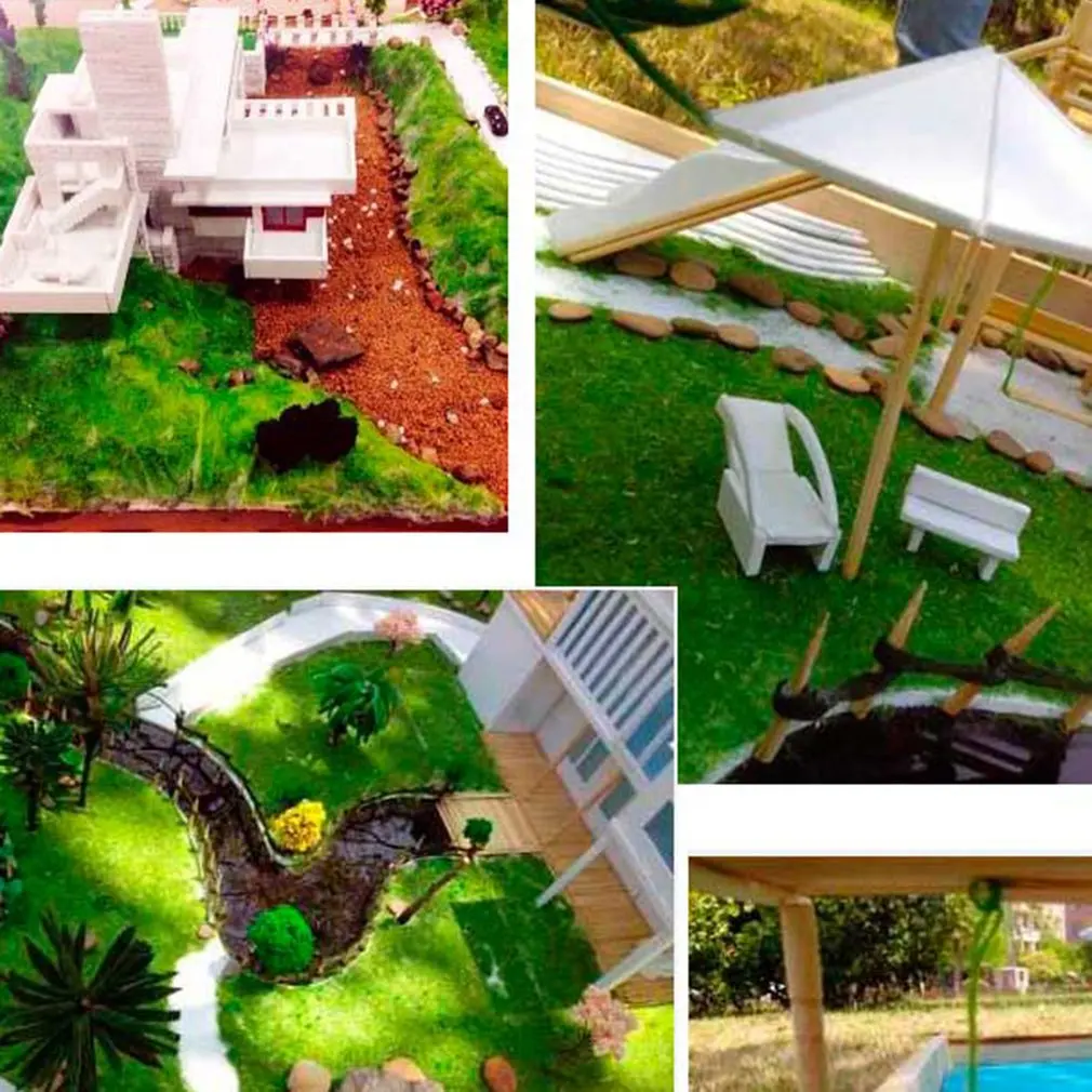 

Landscape Dragon Building Material Sand Table Diy Handmade Velvet Paper Turf Nylon Simulation Grass Powder