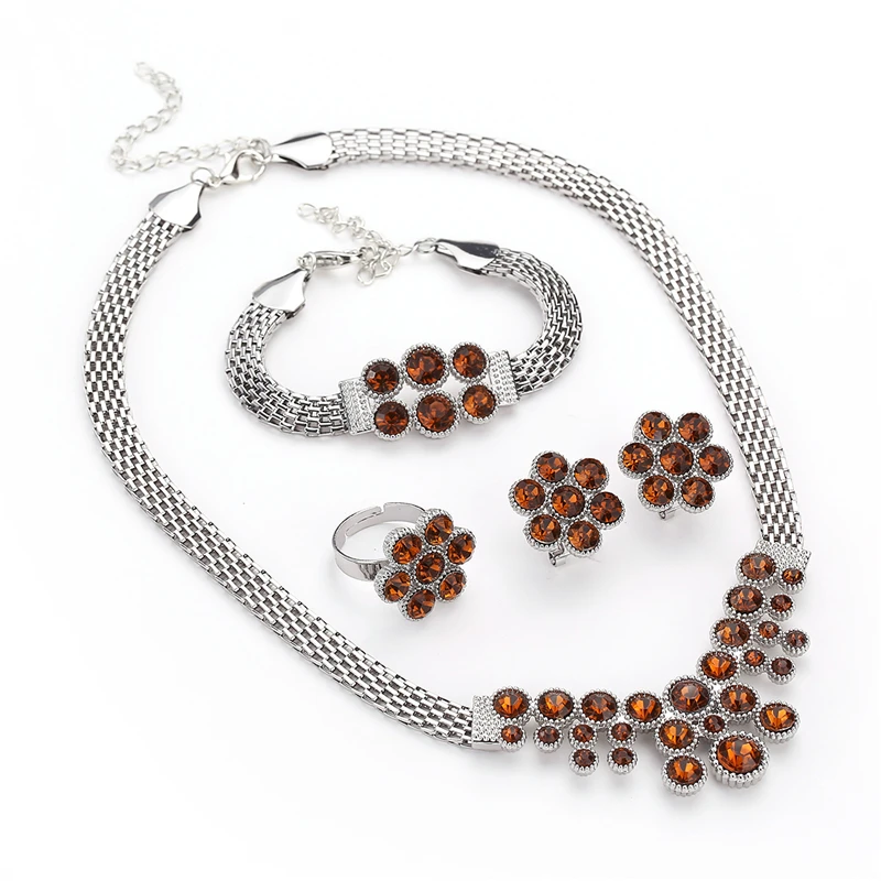 CWEEL Ювелирные наборы винтажные турецкие женские африканские бусы ювелирный