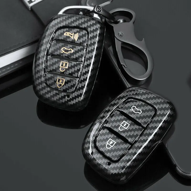 Углеродное волокно из АБС-пластика автомобильные аксессуары брелок чехол