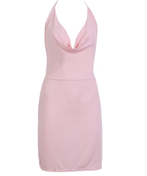 

Womens Dresses New Arrival Sleeveless Backless Solid Color Dress Loose Slim Commuter Casual Strapless Dress JS0351