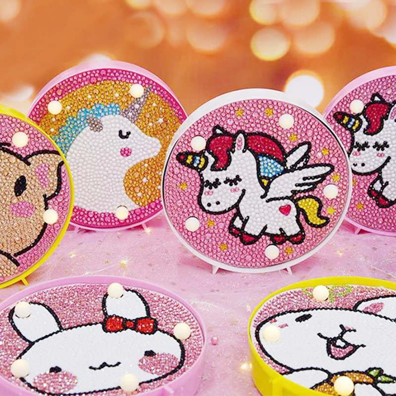 

Набор для алмазной живописи 5D «сделай сам», для начинающих, хрустальное искусство, полная дрель, картина по номерам, светодиодный ы со свето...