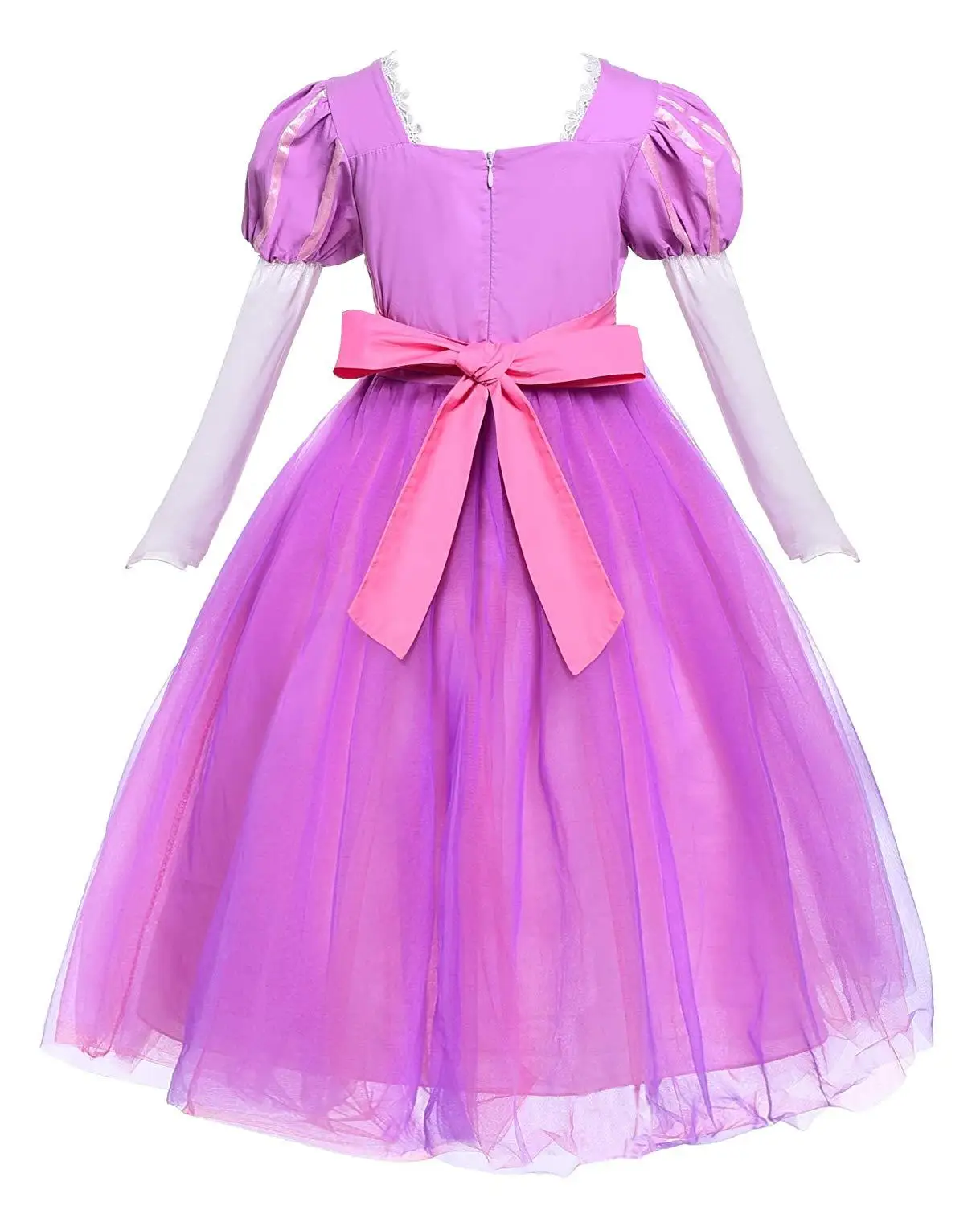 Праздничный костюм принцессы Рапунцель для девочек на день рождения платье с