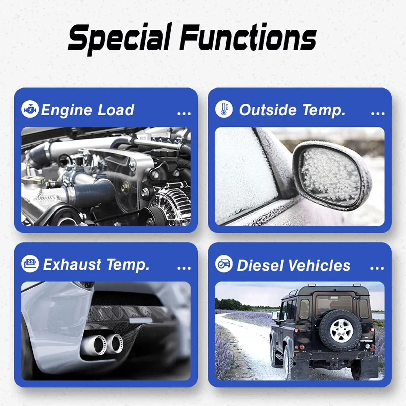 

Universal Auto Car Head-up Display 3 Ultra-large LCD Screen HUD Monitor OBD2 GPS Sistema dual Monitor Projector Alarm System